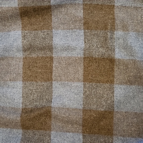 Men's Original Weatherproof Vintage Blue and Black Check Flannel Button Down Lon - Picture 9 of 9